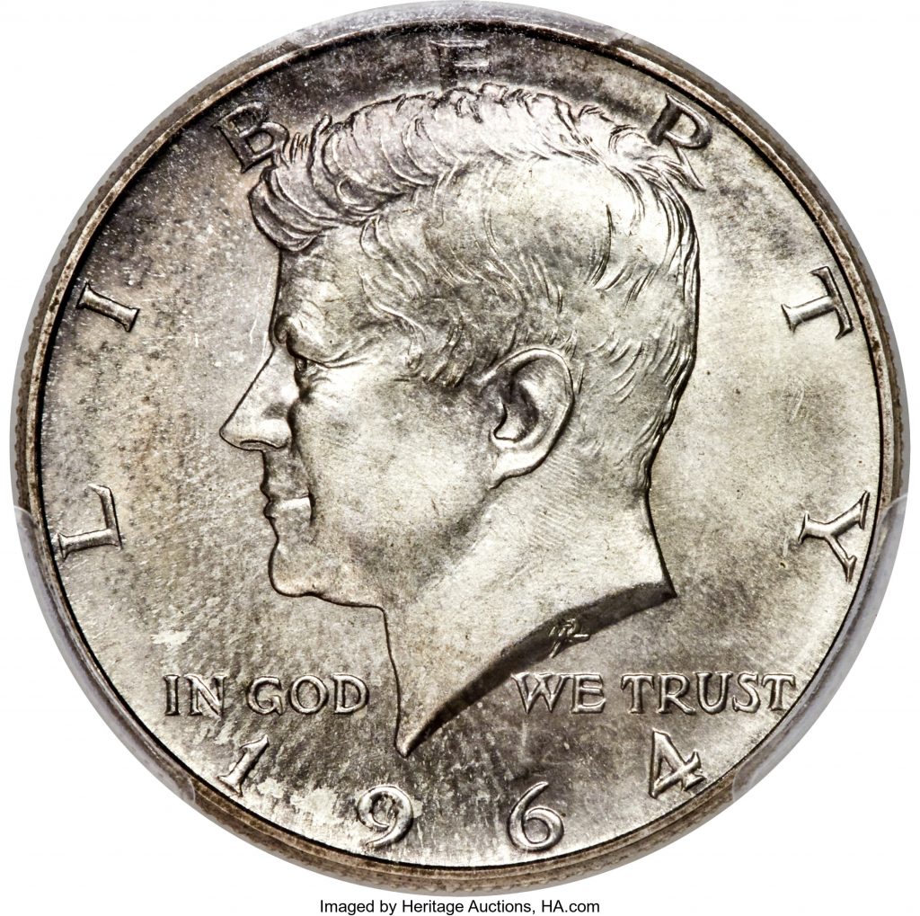 Special Mint Strike 1964 Kennedy Half Dollar Sets Auction Record US