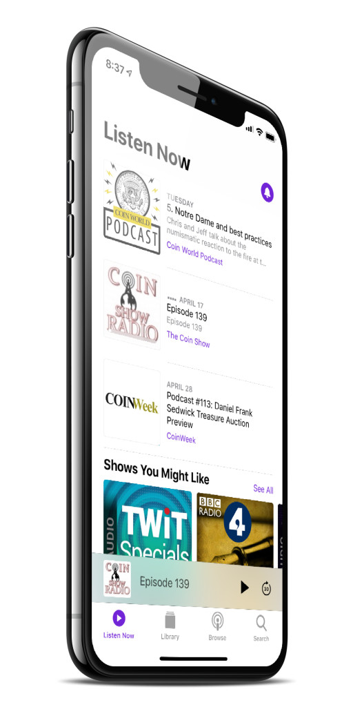 Coin Collecting Podcasts