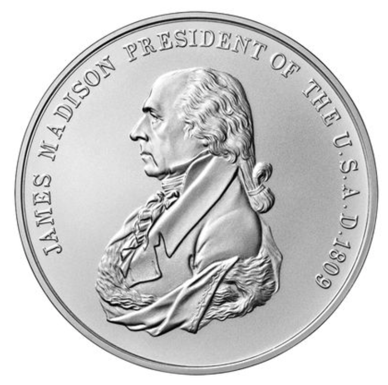 James Madison Presidential Silver Medal