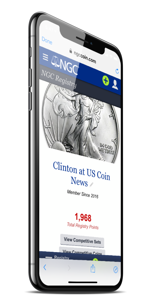 Clinton's NGC Collection Registry
