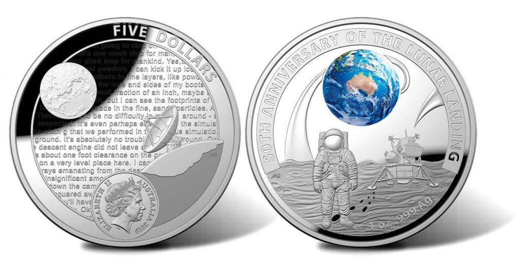 Royal Mint of Australia Apollo 11 Commemorative Coin