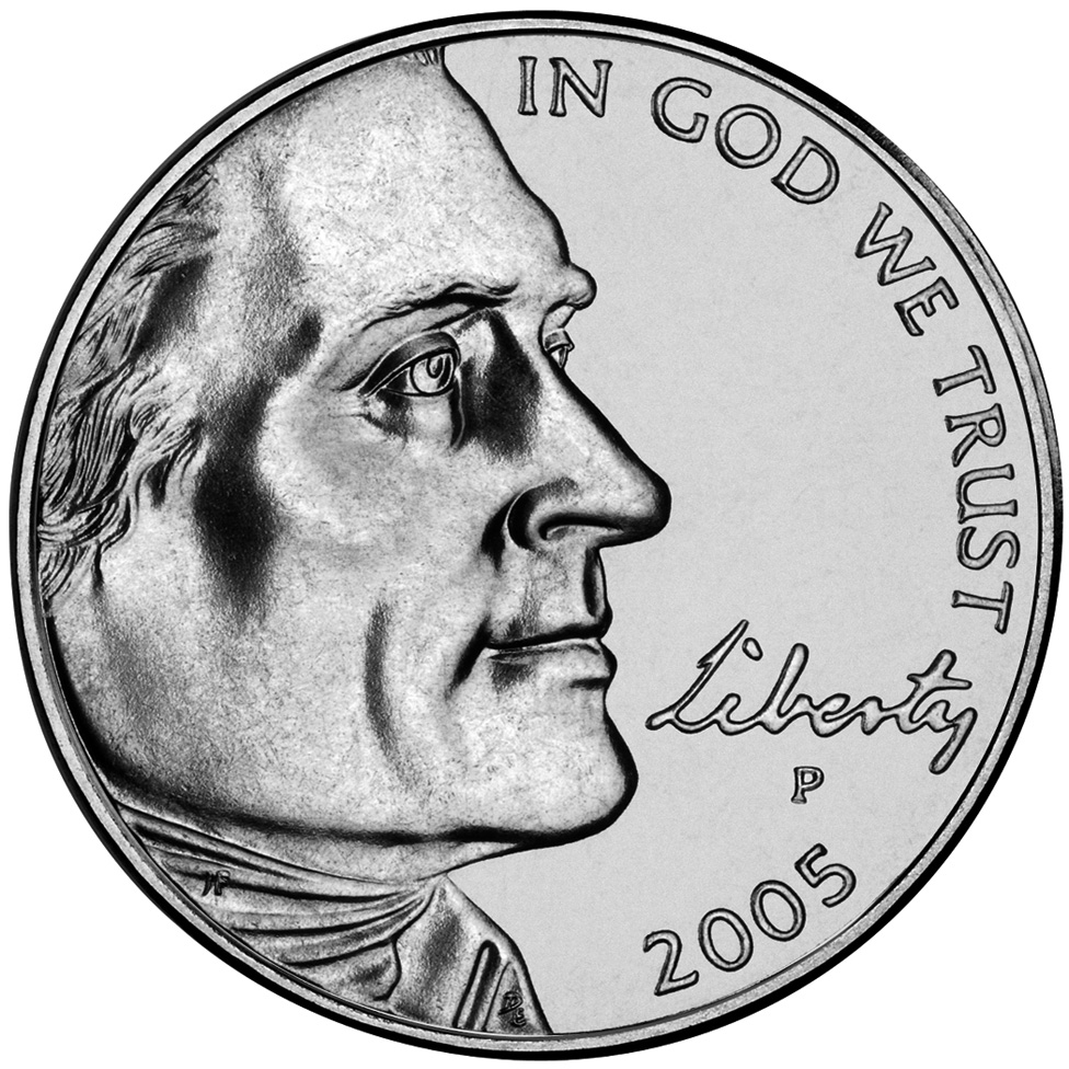 2005 Westward Journey Nickel Series Uncirculated Obverse