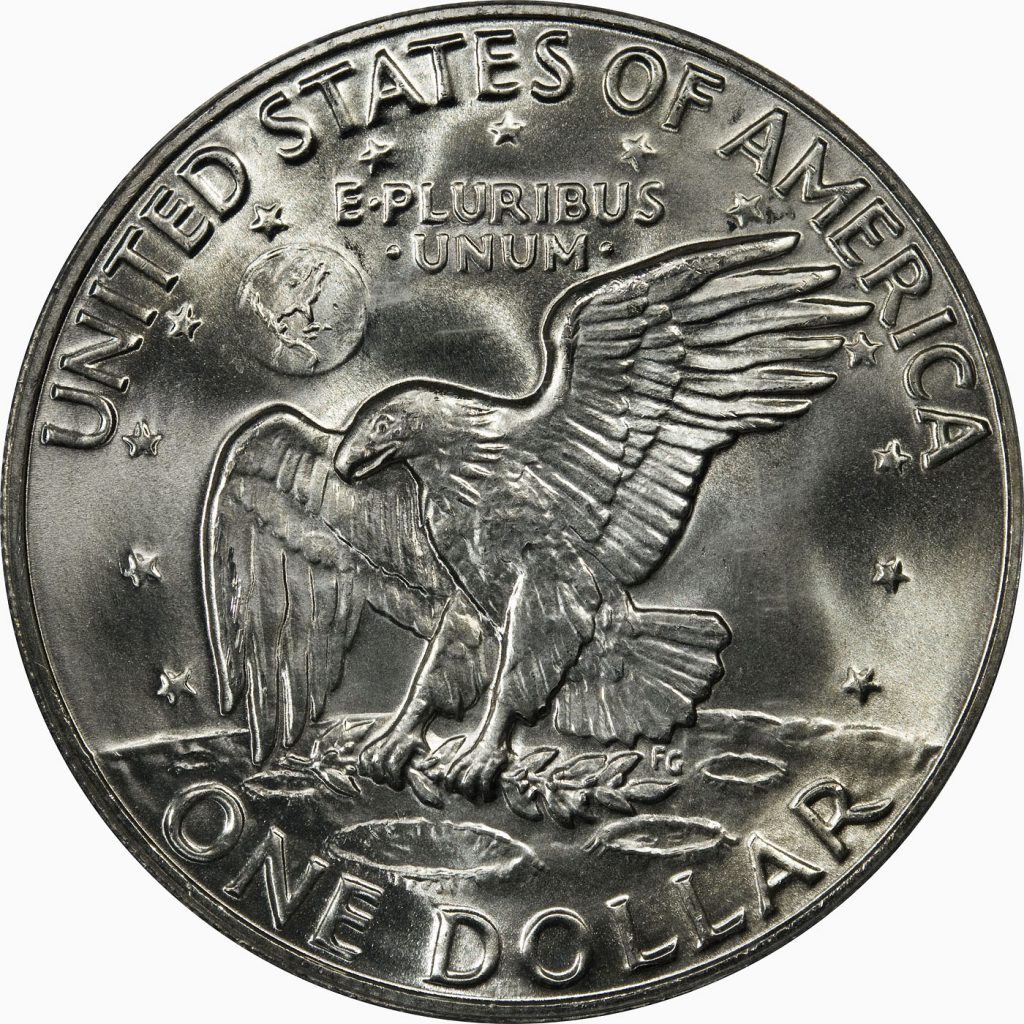Eisenhowever Dollar Reverse