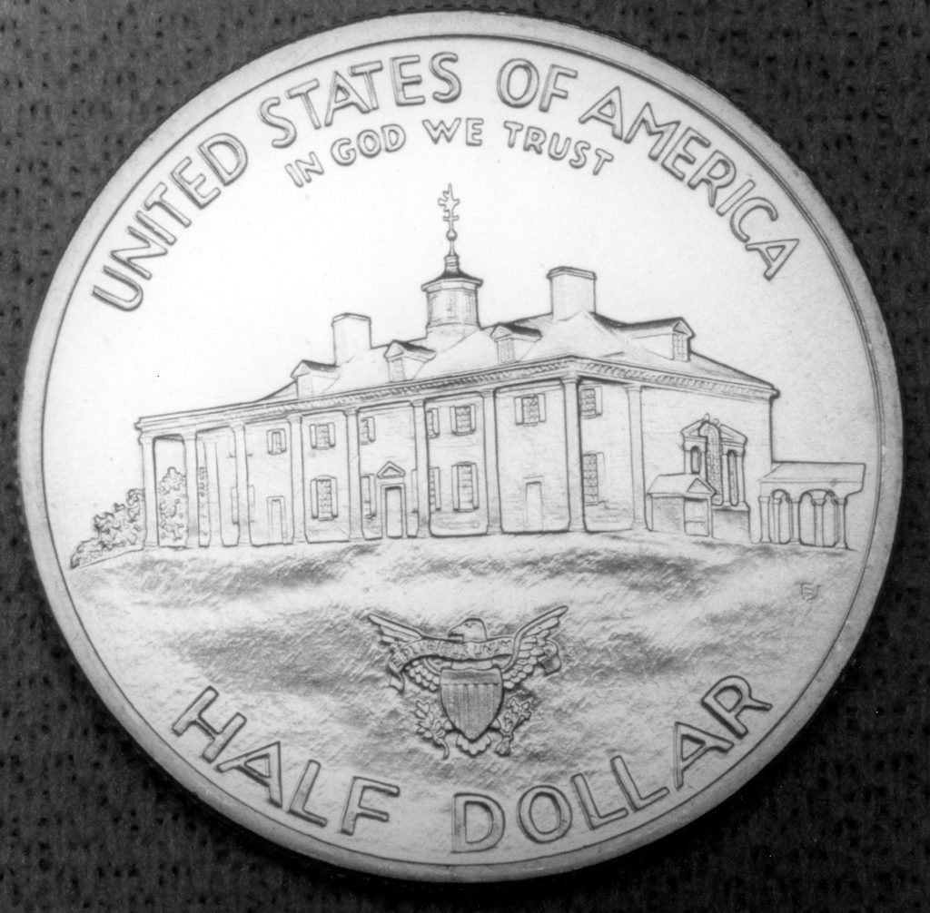 1982 George Washington Commemorative Clad Half Dollar Proof Reverse