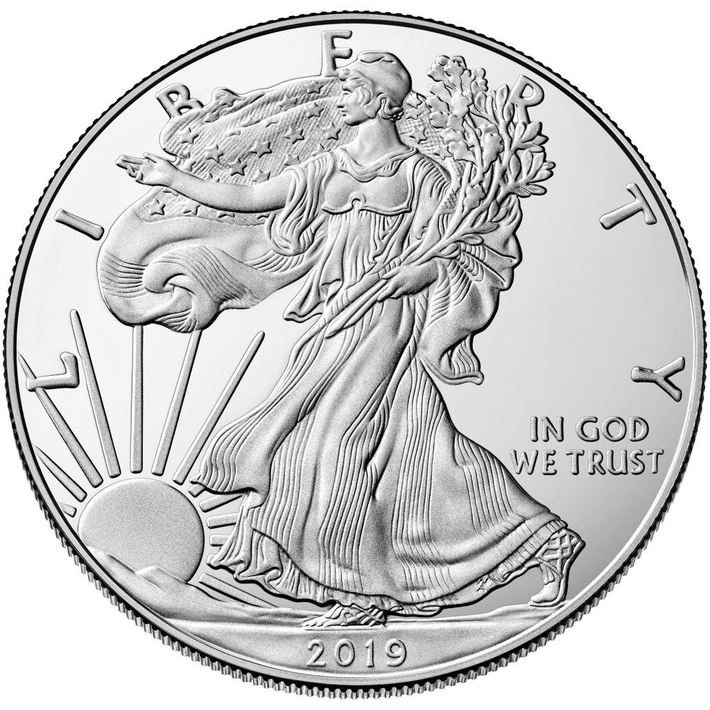 2019 American Eagle Silver Proof Obverse