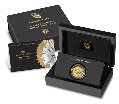 2019 American Liberty Gold Coin Packaging