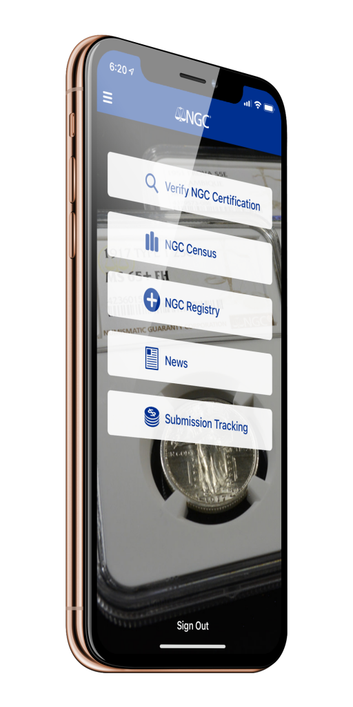 NGC App Update Brings Submission Tracking - US Coin News