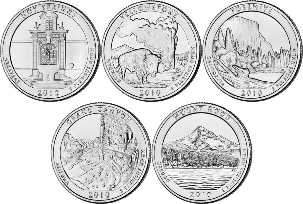 2010 America The Beautiful Quarter Set
