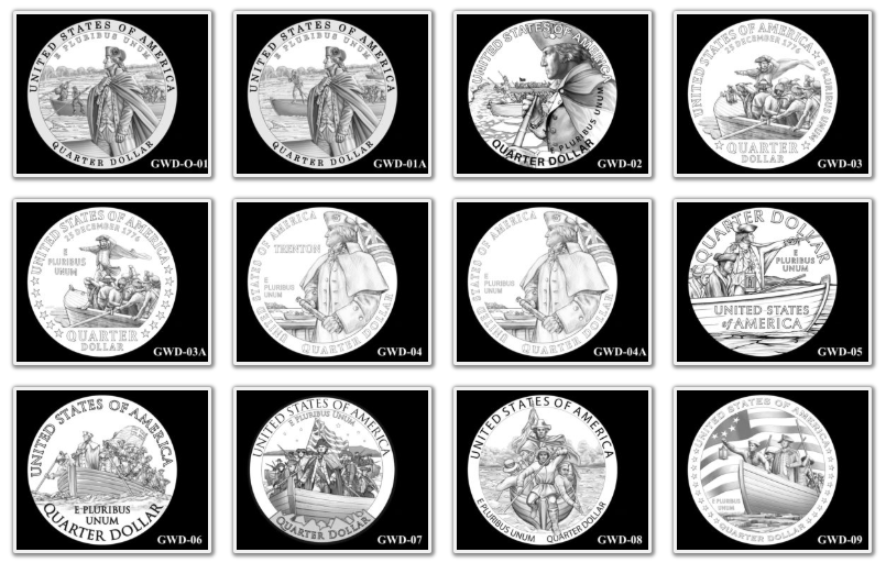 Ccac Releases Candidate Images For The 2021 George Washington Quarter 