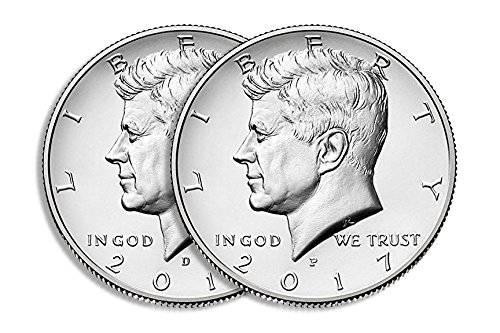 2017 D&P Kennedy Half Dollar Set