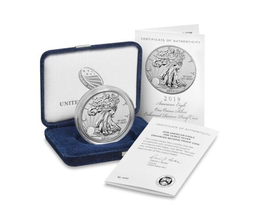 2019-S American Eagle Silver Enhanced Reverse Proof