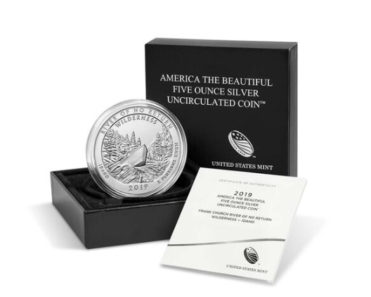Frank Church River of No Return Wilderness 5-Ounce Silver Coin