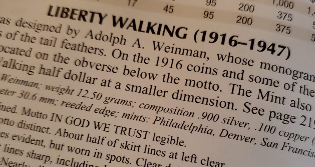 Liberty Walking Specifications from The Red Book