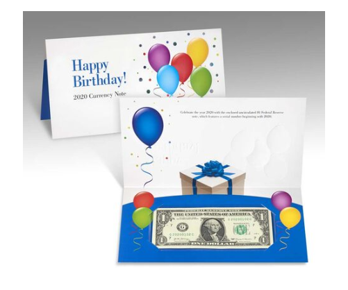 Happy Birthday Currency Note 2020
