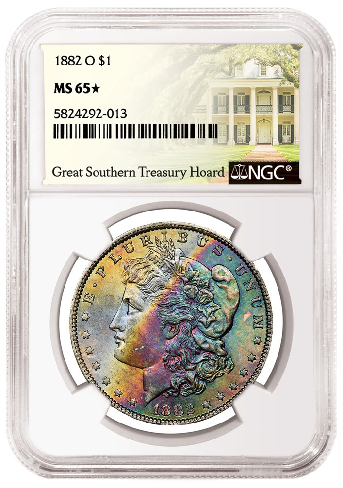 1882-O Morgan Dollar NGC MS-65