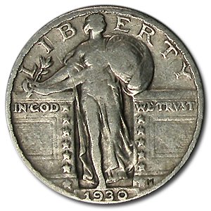 1930 Standing Liberty Quarter - Fine