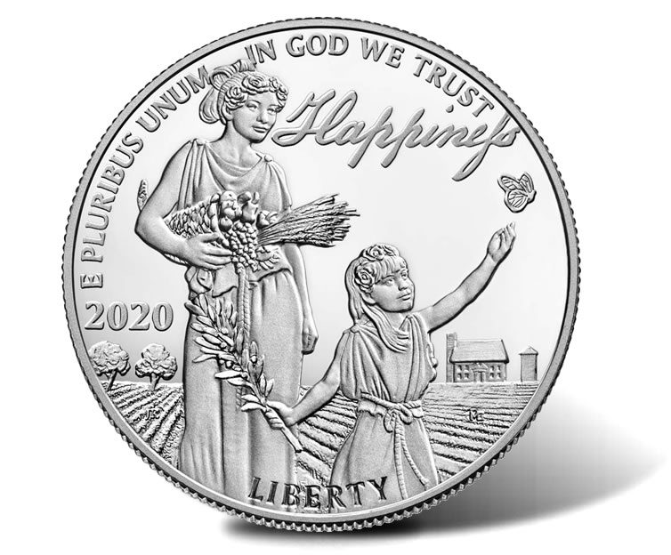 2020-W American Platinum Eagle Proof Obverse