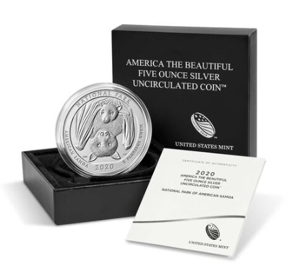 American Samoa 5-Ounce Silver Coin Presentation Case