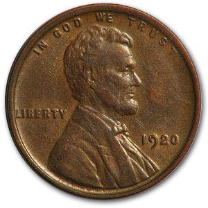 1920 Lincoln Cent Extremely Fine Condition
