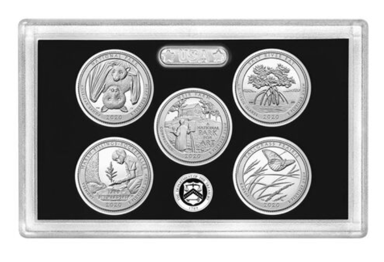 America The Beautiful 2020 Silver Proof Set
