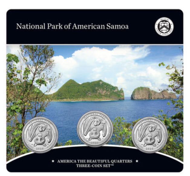 National Park of American Samoa America the Beautiful 3-Coin Set