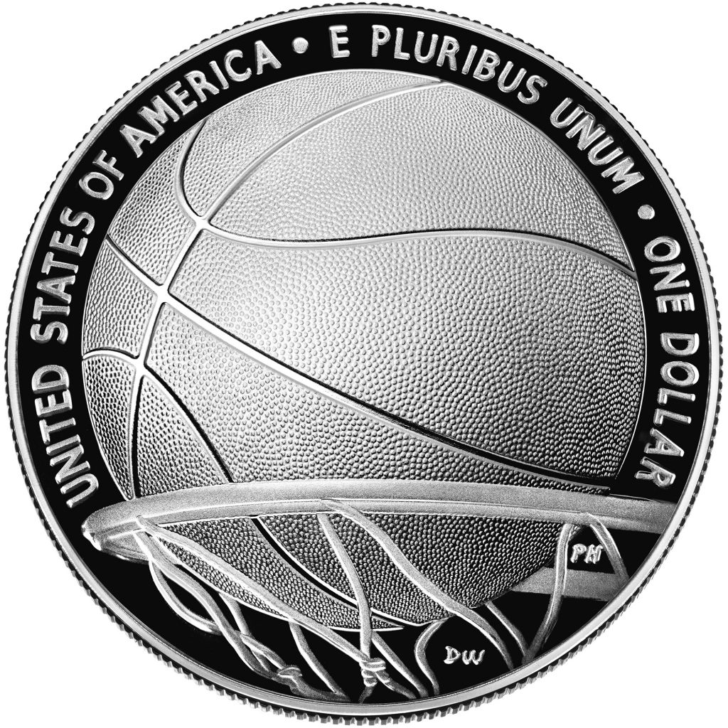 2020 Basketball Hall of Fame Commemorative Proof Reverse