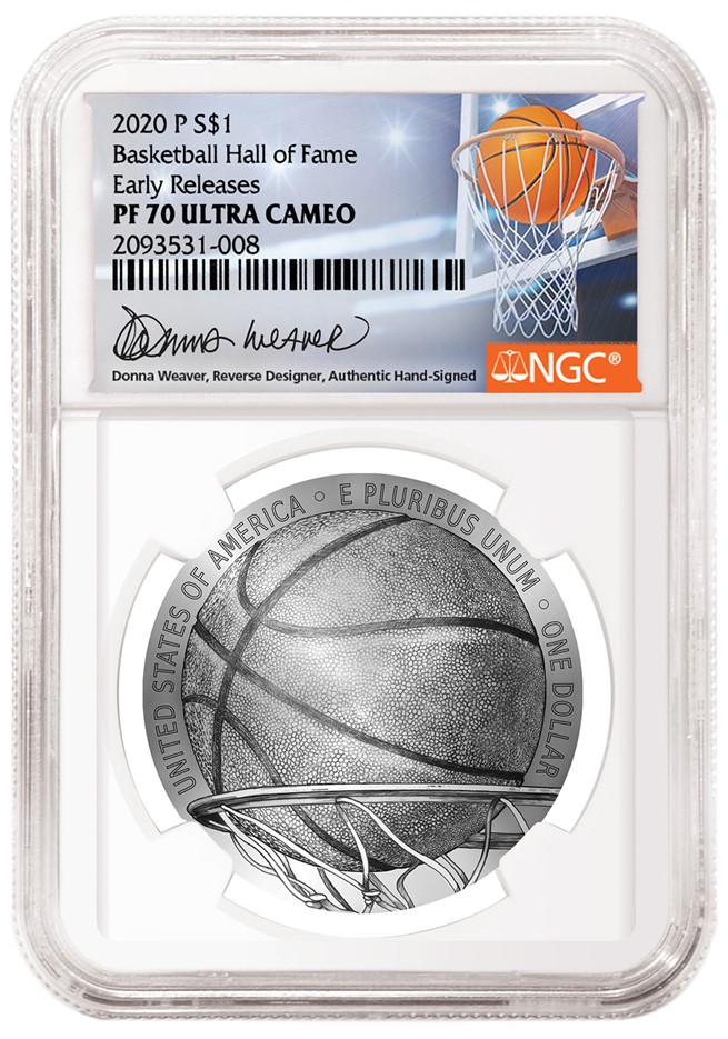 2020 Basketball Hall of Fame Donna Weaver Signed Label