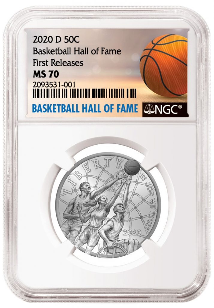 2020 Basketball Hall of Fame Special NGC Label