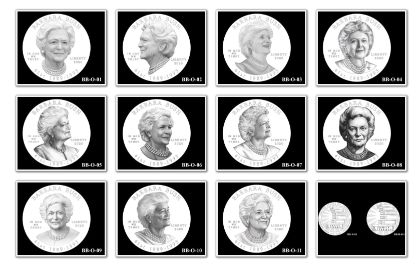 Barbara Bush Gold Coin & Bronze Medal Candidates Page 1
