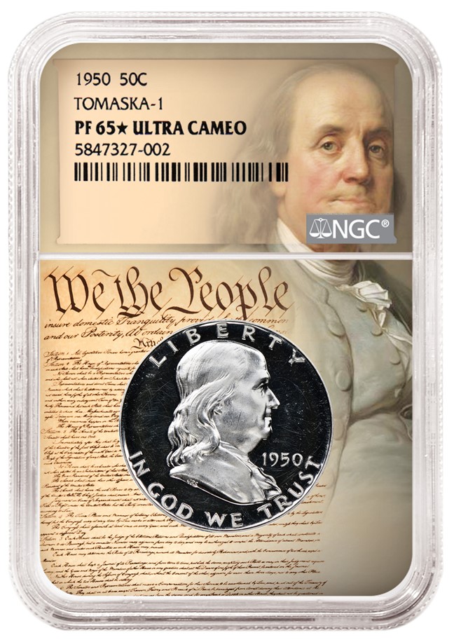 Tomaska Die Variety Designation Label from NGC