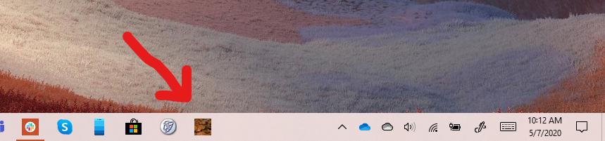 USCoinNews Icon on Windows 10 Taskbar