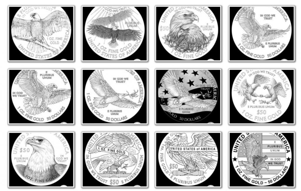 American Eagle Proof and Bullion Gold Coin Reverse Page 2