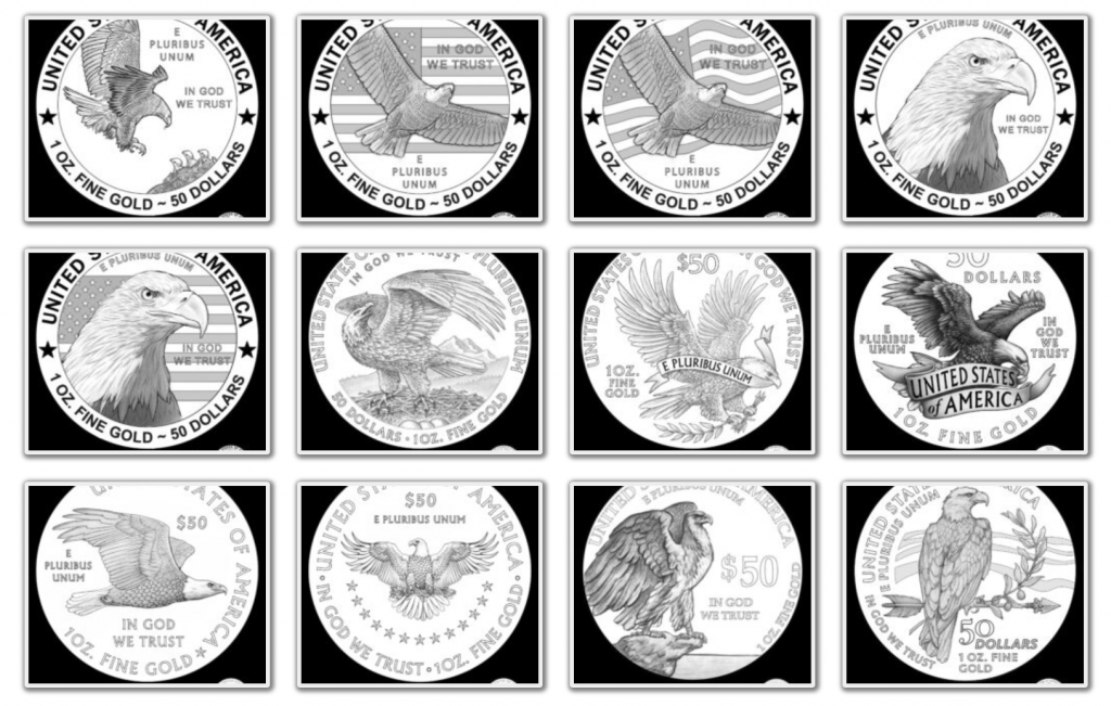 American Eagle Proof and Bullion Gold Coin Reverse - Page 3