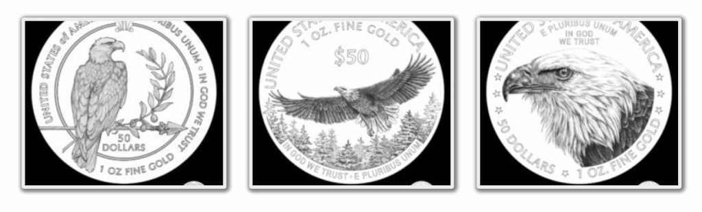 American Eagle Proof and Bullion Gold Coin Reverse Page 4
