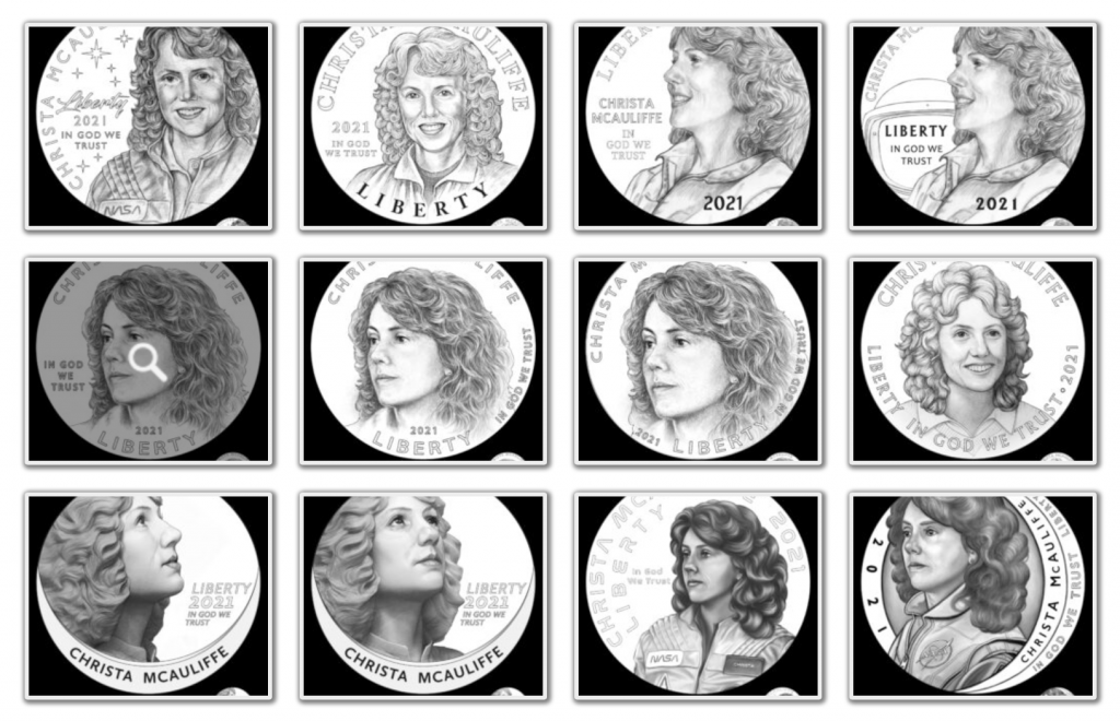 Christa McAuliffe Commemorative Obverse