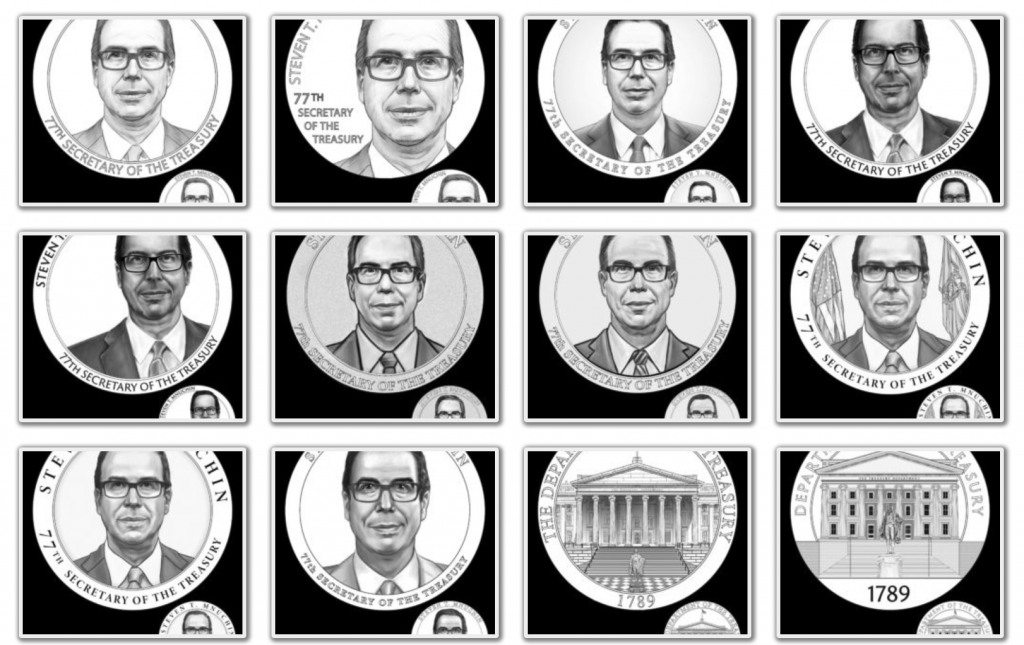 Steven Mnuchin Secretary of the Treasury Medal