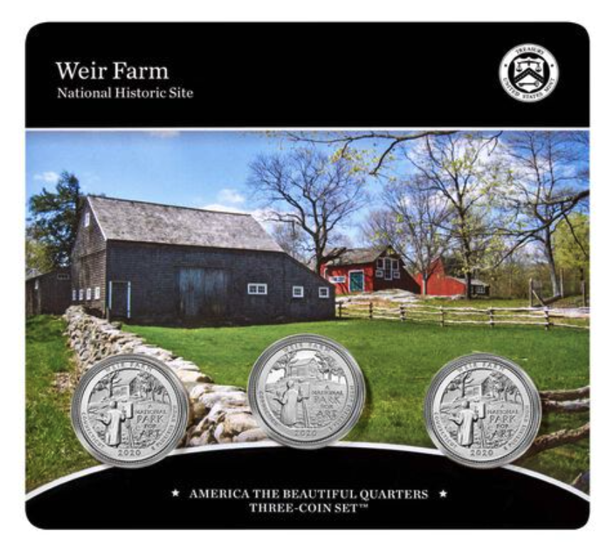 Weir Farm 3-Coin Set