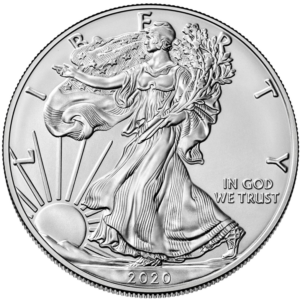 2020-W American Eagle Silver 1-Ounce Coin (Image Courtesy of The US Mint)