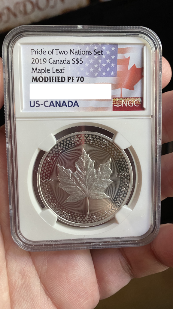 NGC Graded Silver Maple Leaf