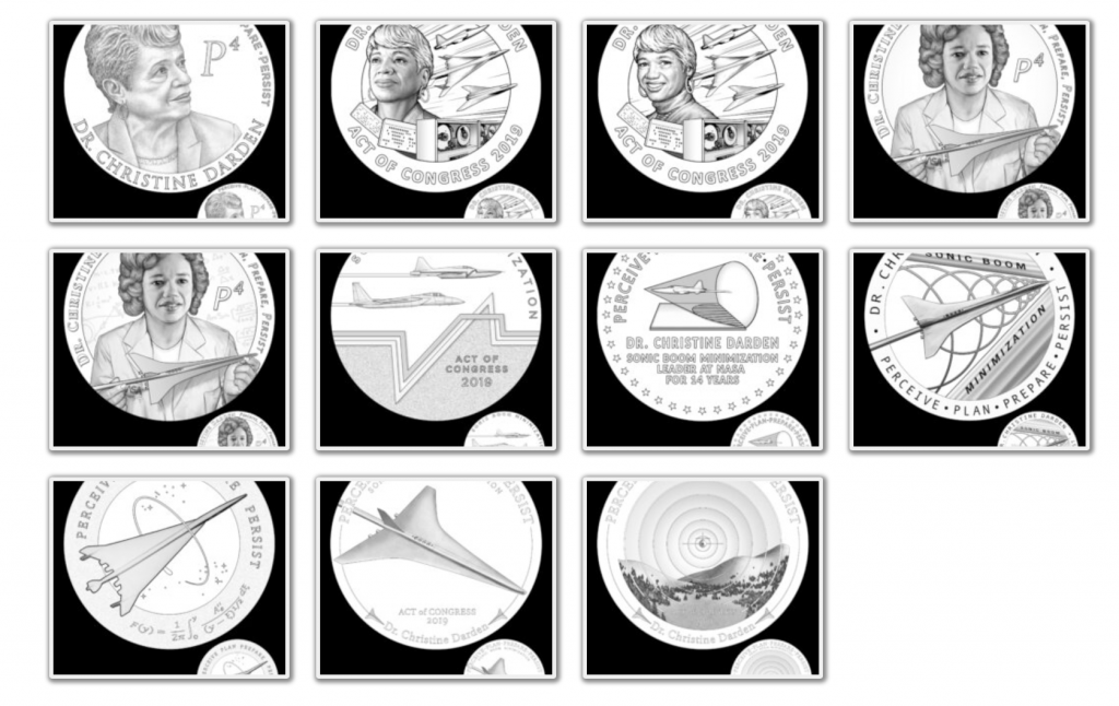 Dr. Christine Darden Congressional Gold Medal Design Candidates