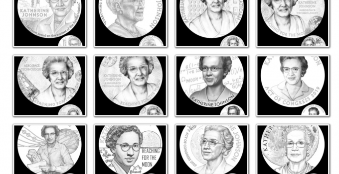 Katherine Johnson Congressional Gold Medal Design Candidates