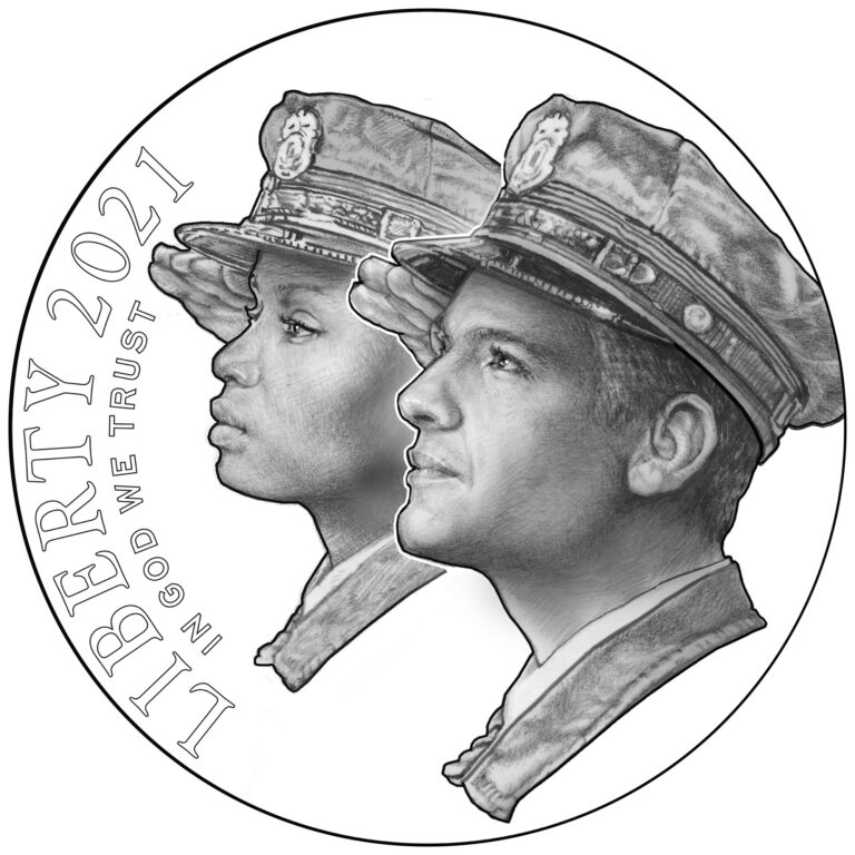 2021 National Law Enforcement Memorial and Museum Commemorative Gold Coin Obverse