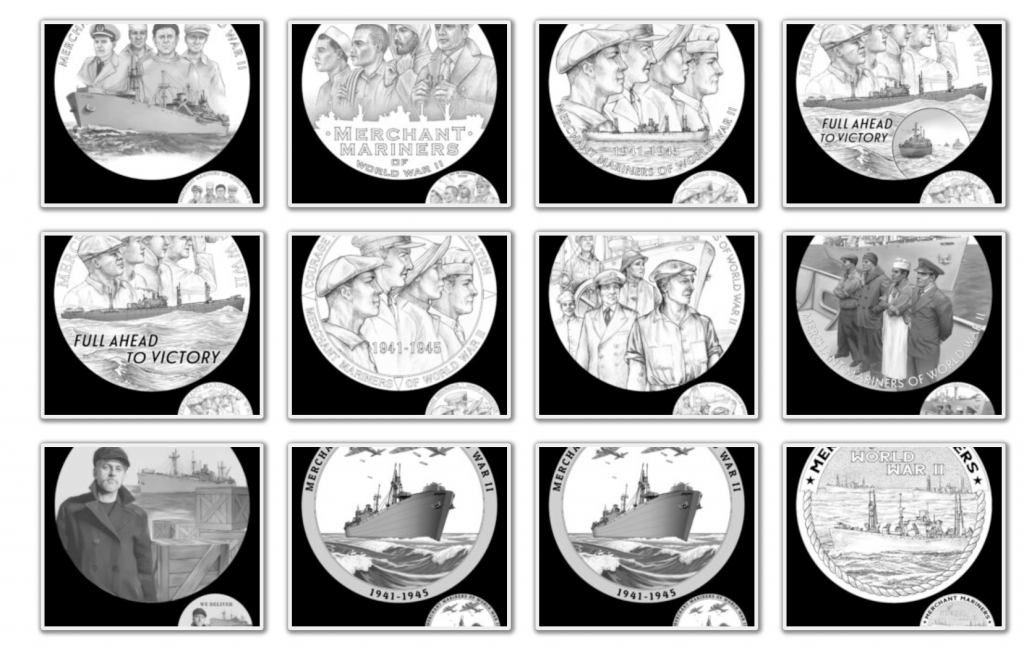 Merchant Mariners of World War II Congressional Gold Medal (Image Courtesy of The United States Mint) - Page 1