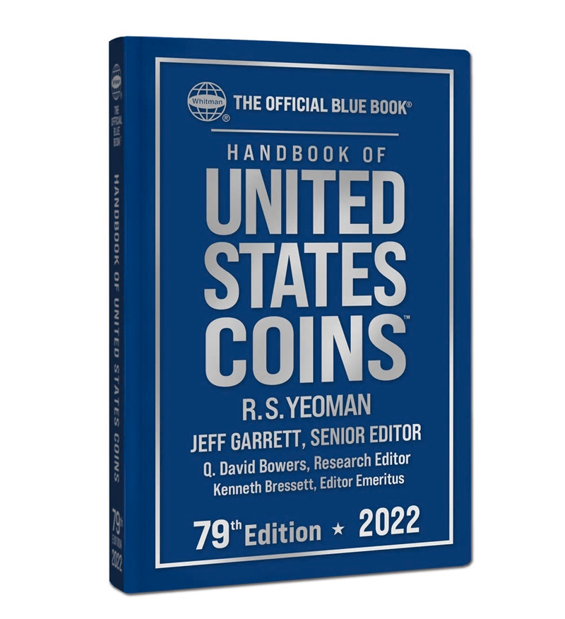 2022 Edition of The Officail Blue Book of United States Coins (Image Courtesy of Whitman Publishing)