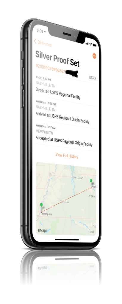 Shipment Details in Parcel for iOS