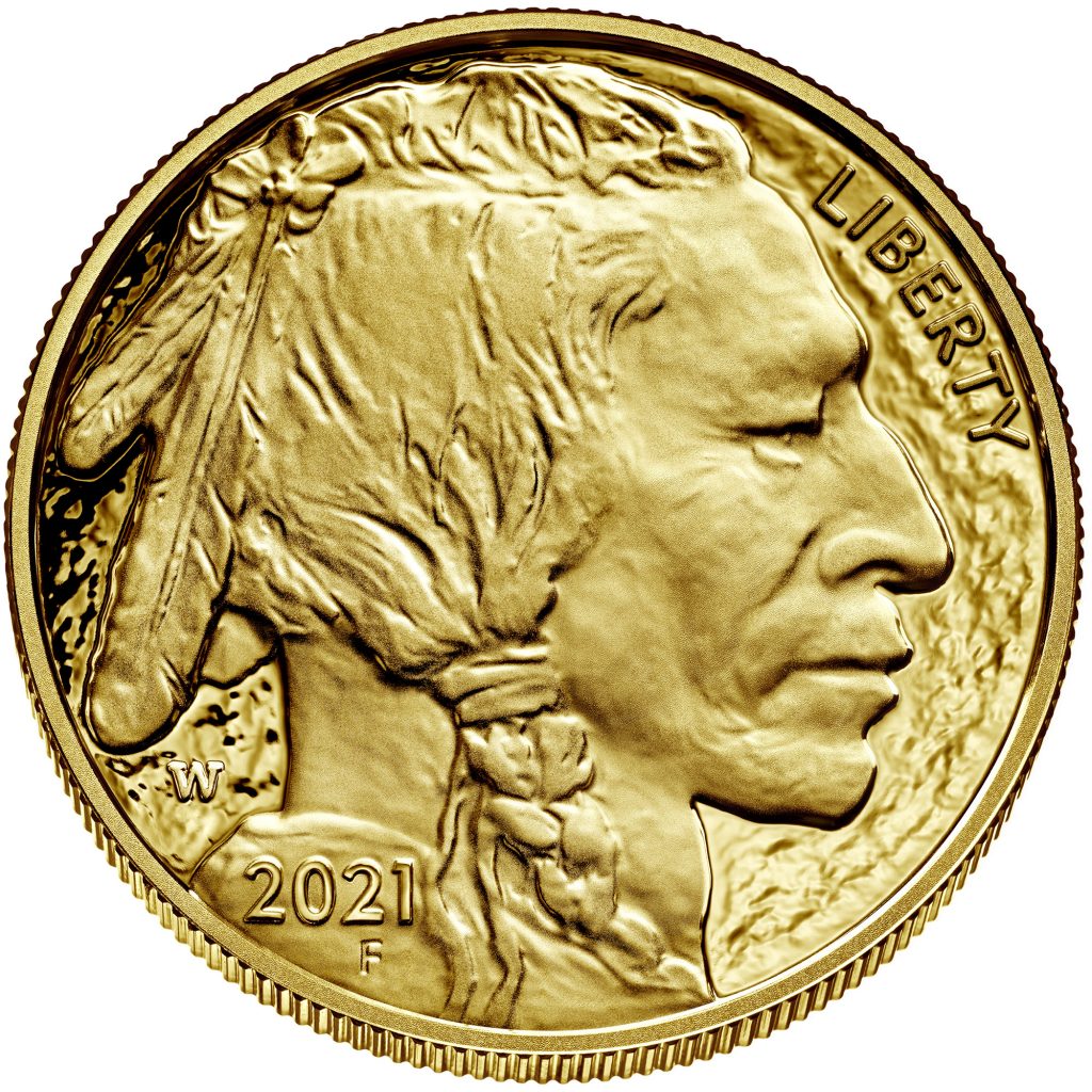 2021 American Buffalo Gold Proof Obverse (Image Courtesy of The United States Mint)