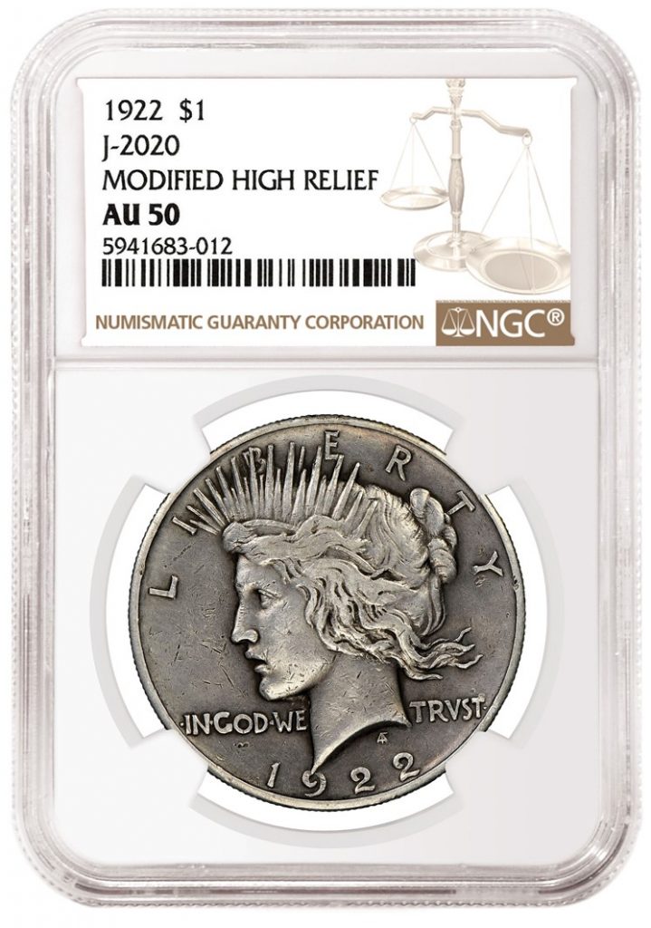 1922 Peace Dollar (Image Courtesy of NGC)