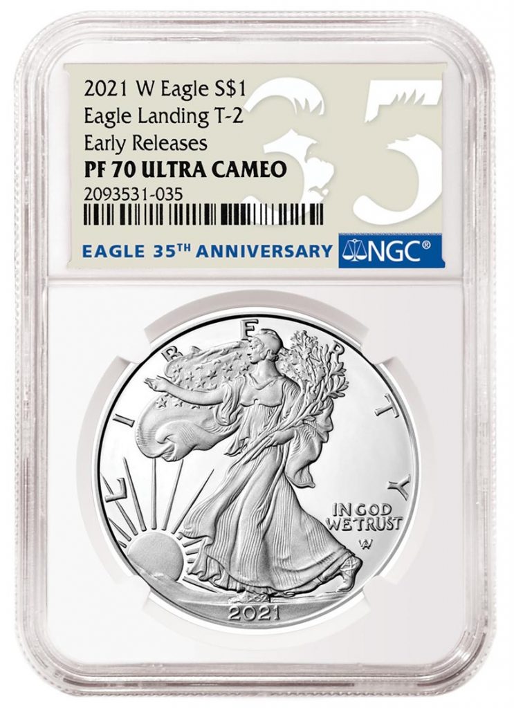 2021-W Proof American Eagle Special Label (Image Courtesy of NGC)