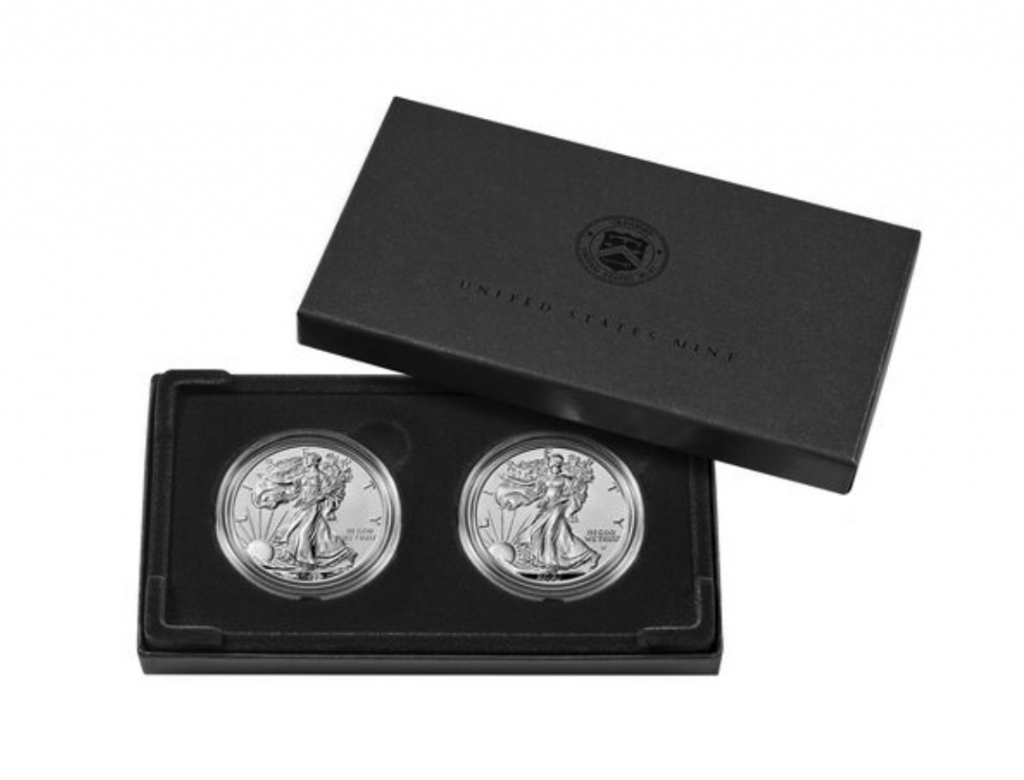 2021-american-eagle-silver-reverse-proof-two-coin-set-designer-edition